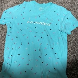 Blue Nike tee